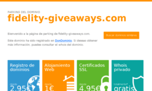 Fidelity-giveaways.com thumbnail