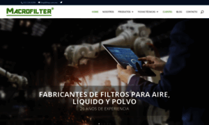 Filtrosindustrialesmacrofilter.com thumbnail