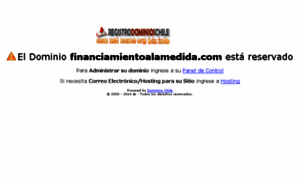 Financiamientoalamedida.com thumbnail