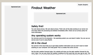 Findoutweather.com thumbnail