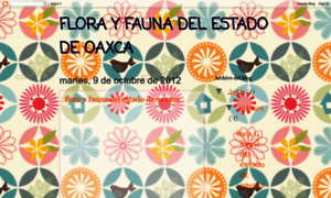 Florayfaunadelestadodeoaxaca.blogspot.mx thumbnail