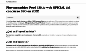 Fluyezcambios.com.pe thumbnail