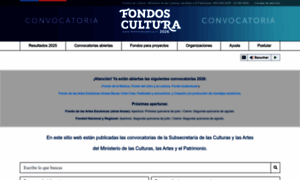 Fondosdecultura.cl thumbnail