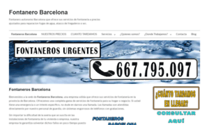 Fontanerobarcelona.es thumbnail