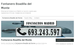 Fontaneros-boadilladelmonte.es thumbnail