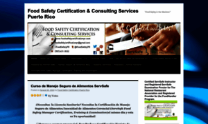 Foodsafetycertificationpr.com thumbnail