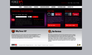 Force10hosting.com thumbnail