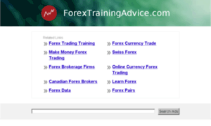 Forextrainingadvice.com thumbnail