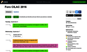 Forocilac2016.sched.org thumbnail