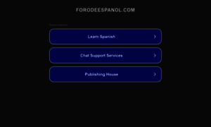Forodeespanol.com thumbnail