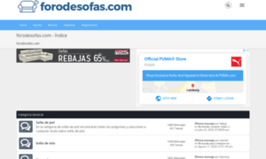 Forodesofas.com thumbnail