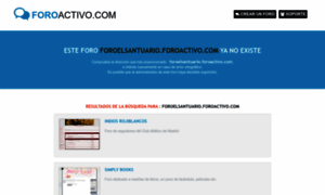 Foroelsantuario.foroactivo.com thumbnail