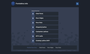 Forolatino.info thumbnail