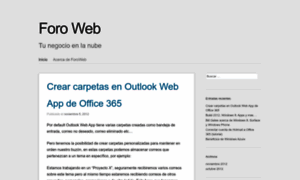 Forowebenlanube.wordpress.com thumbnail