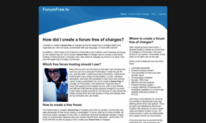 Forumfree.tv thumbnail