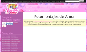 Fotomontajesdeamor.com thumbnail