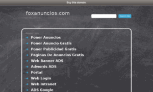 Foxanuncios.com thumbnail