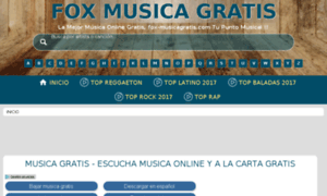 Foxmusicagratis.com thumbnail
