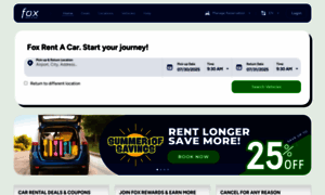 Foxrentacar.com thumbnail