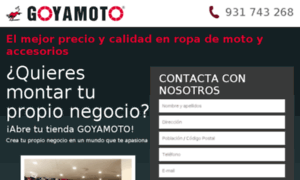 Franquicias.goyamoto.com thumbnail