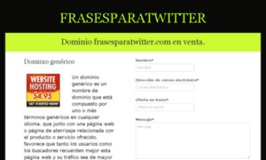 Frasesparatwitter.com thumbnail