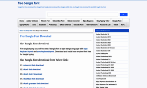 Freebanglafont.alamincomputer.com thumbnail