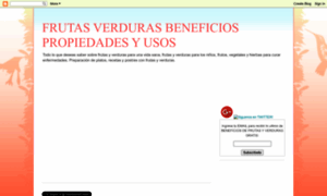 Frutasverdurasbeneficios.blogspot.com thumbnail