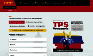 Fuerzalatinainsurance.com thumbnail