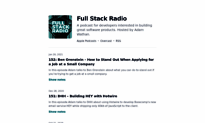 Fullstackradio.com thumbnail