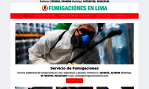 Fumigacionesenlima.com thumbnail