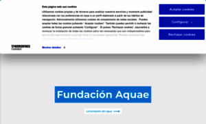 Fundacionaquae.org thumbnail