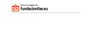 Fundacionfae.eu thumbnail