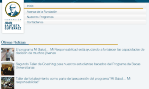 Fundacionjuanbautistagutierrez.org thumbnail