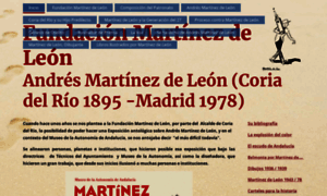 Fundacionmartinezdeleon.com thumbnail