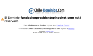 Fundacionpresidentepinochet.com thumbnail