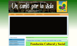 Fundacionuncantoporlavida.org thumbnail