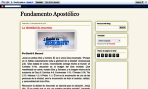 Fundamentoapostolico.blogspot.com thumbnail