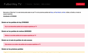 Futbolhoytv.es thumbnail