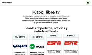 Futbollibretv.com.ar thumbnail