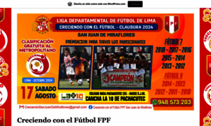 Futbolparajugar.wordpress.com thumbnail