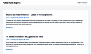 Futbolparamujeres.com thumbnail