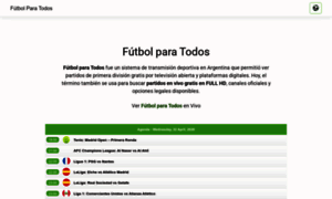 Futbolparatodos.com.co thumbnail
