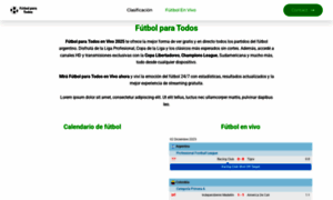 Futbolparatodos.site thumbnail