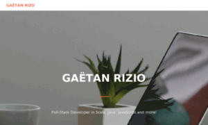 Gaetan.rizio.fr thumbnail