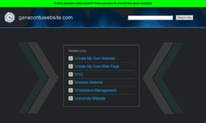 Ganacontuwebsite.com thumbnail