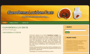 Ganodermalucidumfacts.org thumbnail