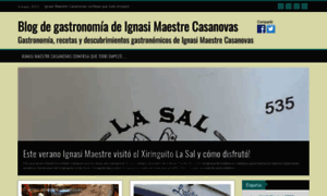 Gastronomiaignasimaestrecasanovas.com thumbnail