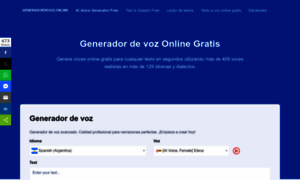 Generadordevoz.online thumbnail