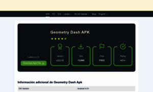 Geometrydashapks.net thumbnail