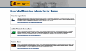 Geoportal.minetur.gob.es thumbnail